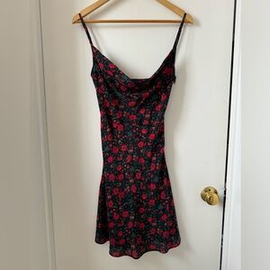 Realization Par Floral Scoop Neck Mini Dress